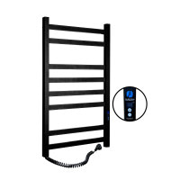 Полотенцесушитель Navin Авангард 480х800 Digital, левый, черный (с таймером) 12-228152-4880