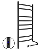 Рушникосушка Navin Камелія 480х800 Sensor права з таймером, чорний муар 12-207033-4880