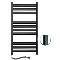 Полотенцесушитель Navin Ellipse 500х1000 Digital левый (черный муар) 12-245152-5010