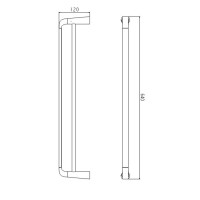 Полотенцедержатель Omnires Saco chrome/white (SA54226CRB)