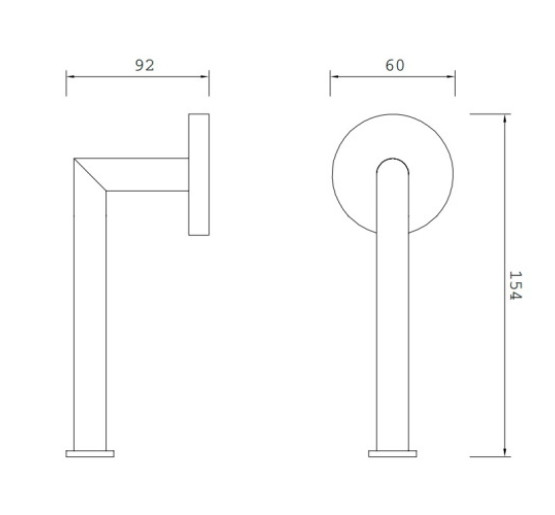 Бумаготримач Omnires Modern Project black (MP60510BL)