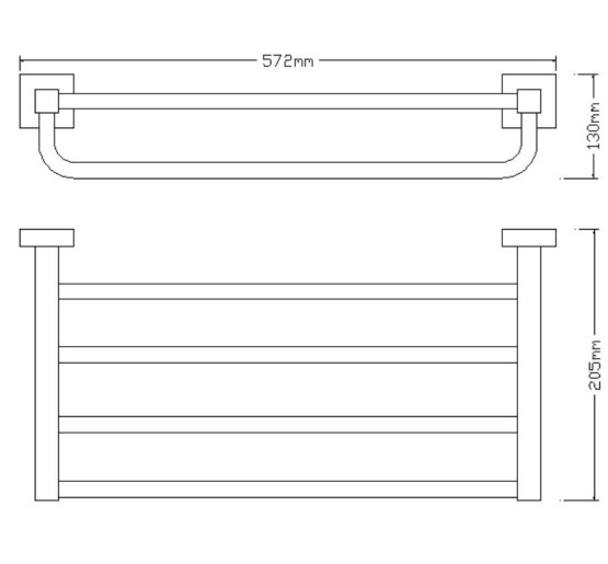 Полотенцедержатель Omnires Lift (8162ACR)