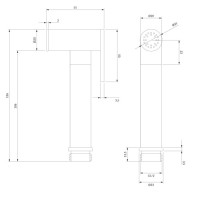 гигиеническая лейка Omnires Bidetta chrome (BIDETTA2-RCR)