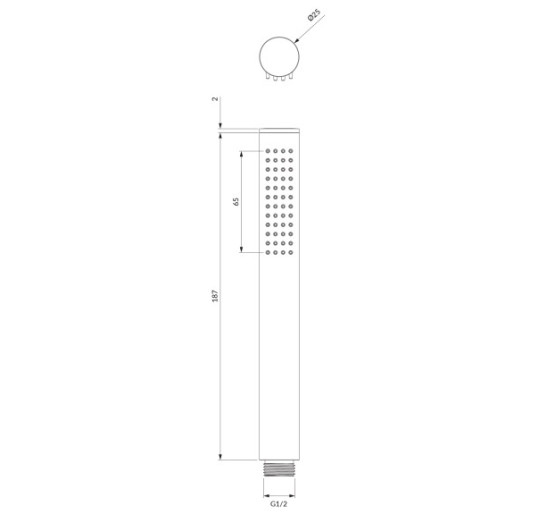 Душова лійка Omnires Contour chrome (CONTOUR-RCR)