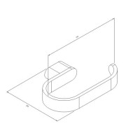 Бумагодержатель Omnires Michigan chrome (MI20510CR)