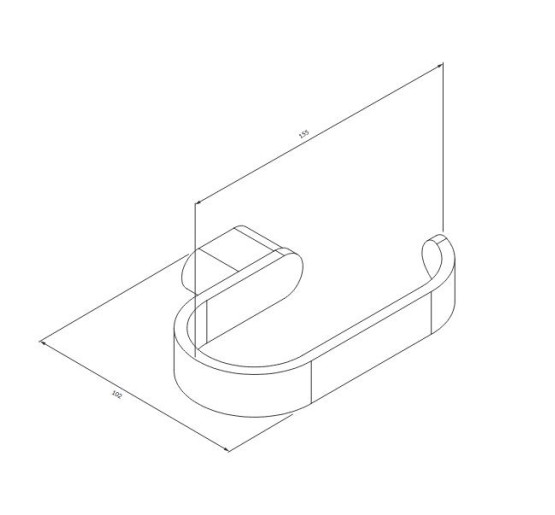 Папіротримач Omnires Michigan chrome (MI20510CR)