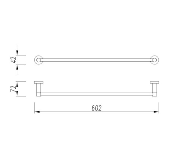 Рушникотримувач Omnires Modern Project nickel (MP60216NI)