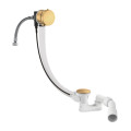 Сифон для ванны Omnires CGS brushed gold (TK132-PLUS-3.07+64-SGLB)