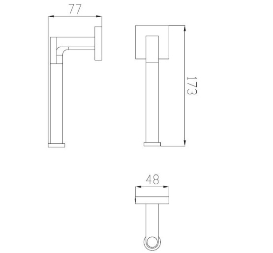 Бумаготримач Omnires Tyber chrome (TB50510CR)