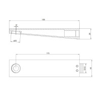 система для душу та ванни прихованого монтажу Omnires Fresh chrome (SYSFRW01CR)