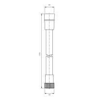 душовий шланг Omnires chrome 175 cm (024-XCR)