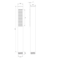 Душова лійка Omnires Micro chrome (MICRO-R/KCR)