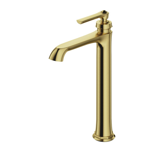 Змішувач для умивальника Omnires Armance brushed brass, високий (AM5213BSB)