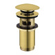 Донний клапан Omnires click-clack brushed brass (A706BSB)