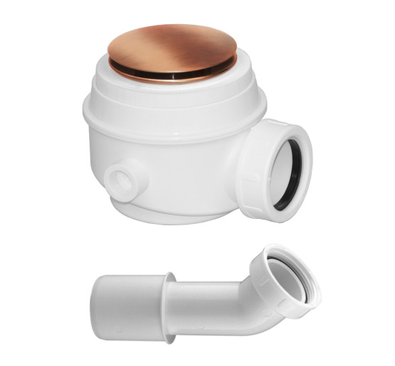Сифон для ванны и душевого поддона Omnires brushed copper (WB01XCPB)