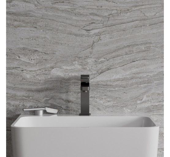 Змішувач для умивальника Omnires Slide graphite (SL7710GR)