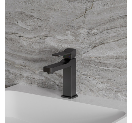 Змішувач для умивальника Omnires Slide graphite (SL7710GR)