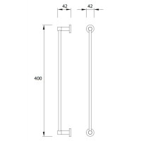 Рушникотримувач Omnires Modern Project nickel (MP60214NI)