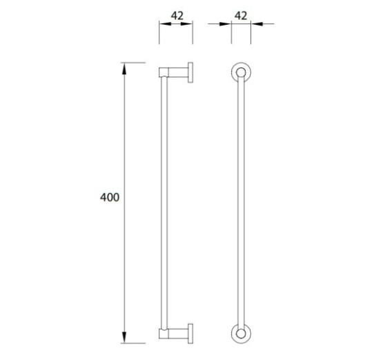 Рушникотримувач Omnires Modern Project nickel (MP60214NI)