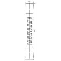 душовий шланг Omnires graphite 125 cm (022-XGR)