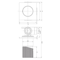 Змішувач для ванни та душу Omnires Contour прихованого монтажу, chrome (CT8045CR)