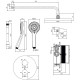 Душевая система с термостатом Omnires Y nickel (SYSYT05NI)