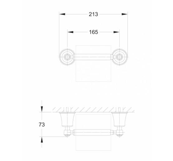 Бумагодержатель Omnires Art Line gold (AL53510GL)