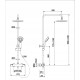Душова система з термостатом Omnires Y chrome (Y1244X/6CR)
