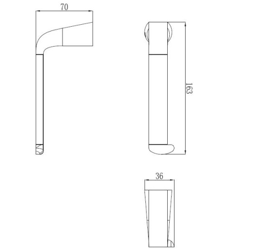 Папіротримач Omnires Saco chrome/white (SA54510CRB)