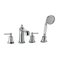 Смеситель для ванны на 4 отверстия Omnires Armance chrome, с термостатом (AM5232CR)