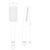 душовий гарнітур Omnires Hudson точковий chrome (HUDSONX-PCR)