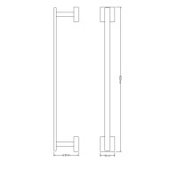 Полотенцедержатель Omnires Lift chrome (8124ACR)