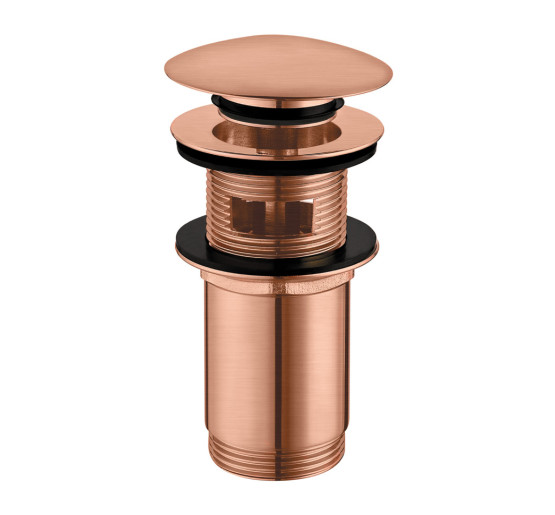 Донный клапан Omnires click-clack brushed copper (A706CPB)