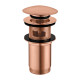 Донный клапан Omnires click-clack brushed copper (A706CPB)