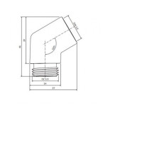 адаптер для душа Omnires graphite (T87GR)