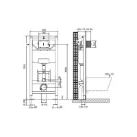 унитаз Omnires Tampa rimless подвесной сиденье дюропласт + инсталляция Oli Olipure 30x20 (880780/152972 + TAMPAMWBP)