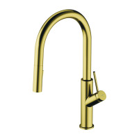 Смеситель для кухни Omnires Bend brushed brass (BE6455BSB)