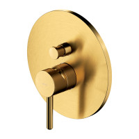 Смеситель для ванны и душа скрытого монтажа Omnires Y brushed gold (Y1235GLB)