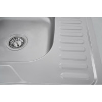 Кухонная мойка из нержавеющей стали Platinum САТИН 6060 L (0,7/160 мм)