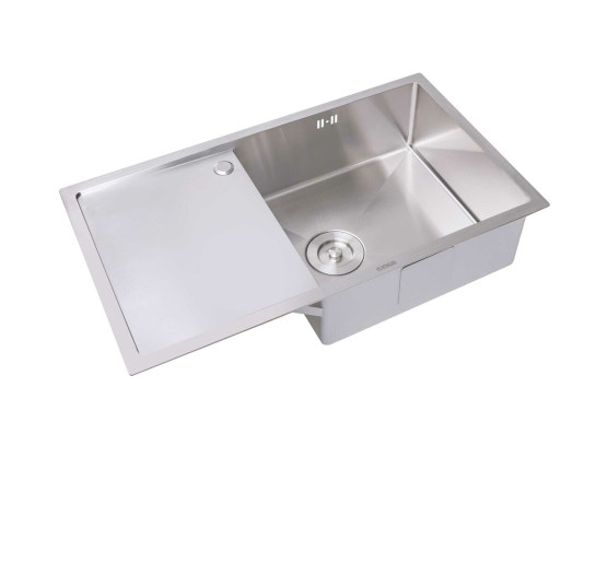 Кухонна мийка Platinum Handmade Н 780х500х200 R (з кріпленням і отвором під змішувач)