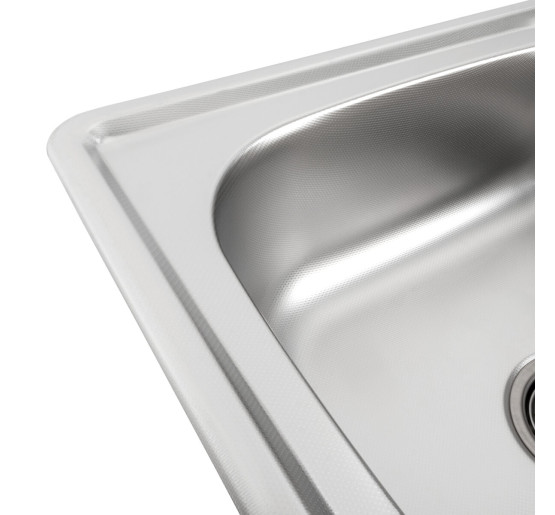 Кухонная мойка из нержавеющей стали Platinum ДЕКОР 7850 (0,8/180 мм)
