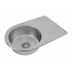 Кухонна мийка з нержавіючої сталі Platinum САТИН 6745 (0,8/180 мм)