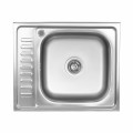 Кухонна мийка з нержавіючої сталі Platinum САТИН 6050 R (0,5/160 мм)