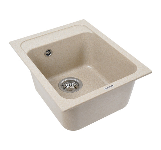 Гранітна мийка для кухні Platinum 4050 KORRADO матова Сафарі