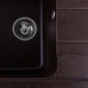 Гранитная мойка для кухни Platinum 7850 VERONA матовая Шоколад