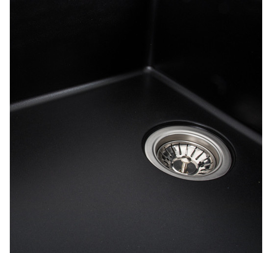 Гранитная мойка для кухни Platinum 7850 ROMA матовая (черная)