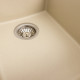Гранітна мийка для кухні Platinum 4150 SOKIL матова (айворі)
