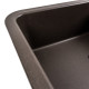 Гранітна мийка для кухні Platinum 7850 CUBE матова Темна скеля