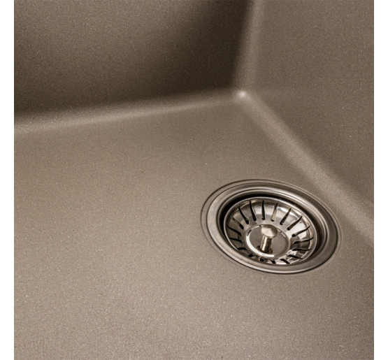 Гранітна мийка для кухні Platinum 7850W TOSKANA матовий Титан
