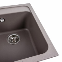 Гранітна мийка для кухні Platinum 4050 KORRADO матова Дюна